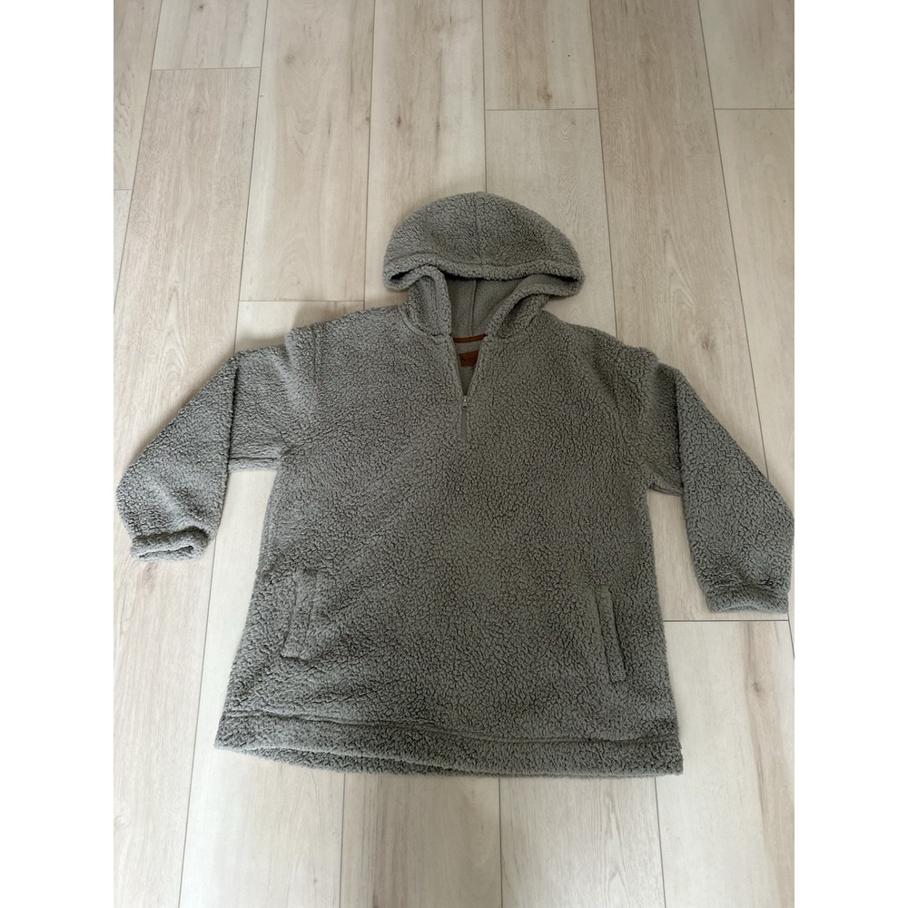 Koolaburra by UGG Gray Fleece Pullover Hoodie Plus Size 1X Women Hooded